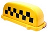 Знак TAXI магнитный, с подсветкой 12v (оранжевый)