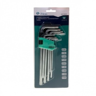 Набор TORX Г-образны 9 пр. удл. T10,T15,T20,T25, T27,T30,T40,T45,T50  NORD YADA