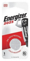 Батарейки ENERGIZER CR2025-BL1 LITHIUM таблетка 3V (уп.1шт)