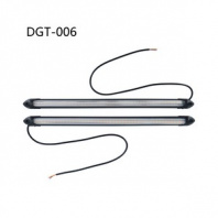 Ходовые огни+поворот, 12V, бегущий свет при запуске, 36см,  96 чипов