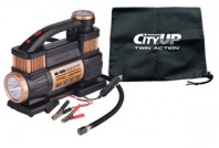 Компрессор CityUP АС-606 TORNADO TWIN ACTION 2-х цилиндровый, 12v (60л/мин)