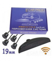Парктроник CP-WLS-LED 001-4S, 4 датчика, D-19мм, Беспроводной, серебро