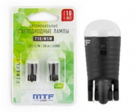 Светодиодная лампа MTF LIGHT FIREFLY W5W T10, 12В, 0.7Вт, 5500К, 2шт
