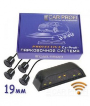 Парктроник CP-WLS-LED 002-4S, 4 датчика, D-19мм, Беспроводной, белый