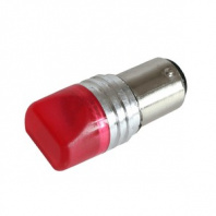 Лампа светодиодная CR 1156 P21W (BA15S) 1-конт, красный стробоскоп, 12V S0028