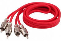 Межблочный кабель Aura RCA-B21SE RCA кабель 1 метр, 2 канала, бескислородная медь (OFC), двойной экр