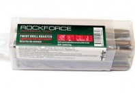Сверло по металлу 9мм (10шт) HSS, в пластиковом футляре  ROCKFORCE