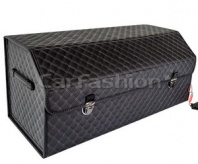 Органайзер в багажник CarFashion «TREVEL-L» черный/т.серый 72х31х30см